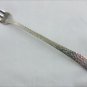 National silver company cocktail fork pebble surface silverplate