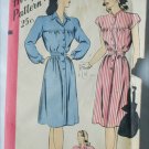 Hollywood vintage pattern 1544 size 16 bust 34 dress circa 1940s