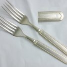 IS Rogers silverplate LaSalle forks La Salle silver plate flatware old version