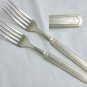IS Rogers silverplate LaSalle forks La Salle silver plate flatware old version