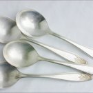 International Silverplate IS Lady Doris aka Princess 4 soup gumbo spoons