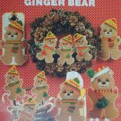 Plastic Canvas Ginger Bear patterns Needlecraft Leaflet 105