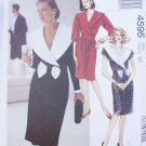 McCall 4595 dress pullover wide collar size 10 UNCUT 1989 pattern