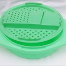 Tupperware large green grater bowl & top Tupperware large green grater bowl & top