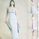 McCall 2617 evening prom dress pattern size 4 B 29 1/2 optional train