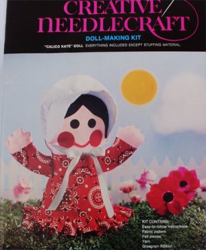 Avon doll making kit Calico Kate with pattern & fabric