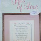 Cross Stitch booklet Gifts of Love Gloria & Pat sayings for grandpa mom more