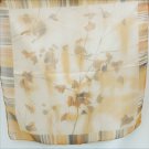 100% polyester scarf with tags sheer autumn colors rusts browns 100% polyester scarf with tags sheer autumn colors rusts browns