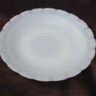 MacBeth Evans Oxford saucer ripple scalloped edge white opalescent