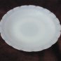 MacBeth Evans Oxford saucer ripple scalloped edge white opalescent
