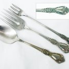 Oneida Kennett Square deluxe stainless flatware 1977 spoon, cocktail & salad fork