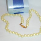 Avon classic pearlesque necklace large faux pearls 19" MIB new knotted string Avon classic pearlesque necklace large faux pearls 19" MIB new knotted string