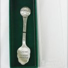 Pewter spoon 1982 World's Fair US Pavilion 3 1/2 inches new in box souvenir
