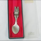 Pewter spoon National Cathedral church at top 3 1/4 inches new in box by FORT