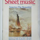 Sheet Music Magazine June July 1986 America the Beautiful Easy Organ Sheet Music Magazine June July 1986 America the Beautiful Easy Organ
