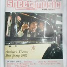 November 1983 sheet music magazine Arthur's Theme and other songs Easy Organ November 1983 sheet music magazine Arthur's Theme and other songs Easy Organ