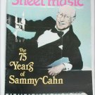 June July 1988 sheet music magazine 75 Years of Sammy Cahn