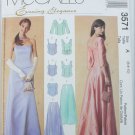 McCall 3571 misses UNCUT evening top and skirt sizes 12 14 16 pattern