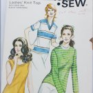 Kwik Sew 304 ladies stretch knit top size 14 16 18 misses