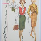 Simplicity 3590 vintage 1960s blouse jacket skirt size 16 bust 36