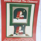 St. Nicholas Santa by the Chimney quilt pillow pattern Country Appliques St. Nicholas Santa by the Chimney quilt pillow pattern Country Appliques