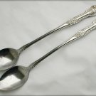 Stanley Roberts stainless Dynasty Japan 2 ice tea spoons