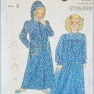 Butterick 5708 girl's nightgown and robe size 12 pattern
