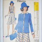 Vogue 8791 misses dress jacket size 12 bust 34 UNCUT pattern