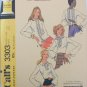 McCall 3303 misses blouse long sleeves size 12 B34 UNCUT pattern