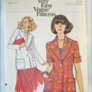 Vogue 8940 misses jacket only size 12 UNCUT retro pattern