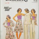 Butterick 4195 misses cardigan camisole skirt pants size 12 UNCUt pattern