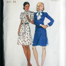 Butterick 3531 misses A line dress size 12 bust 34 UNCUT retro pattern