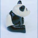 Panda from a salt & pepper shaker set made in Japan black & white 2 1/2 inch Panda from a salt & pepper shaker set made in Japan black & white 2 1/2 inch