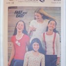 Butterick 4122 misses top scoop or U neckline size 12 UNCUT