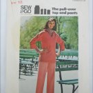 Butterick 3881 misses pull over top & pants size 12 pattern