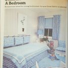 Butterick 3747 bedroom comforter shade dust ruffle UNCUT pattern