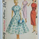 Simplicity 1510 misses vintage dress pattern 1956 size 13 B31