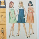 McCall 9229 misses maternity dress size 10 vintage 1968 pattern