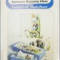 Columbia Minerva Plastic Canvas patterns bathroom accessory poppies iris
