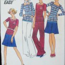 Butterick 3535 misses top skirt pants size 12 UNCUT pattern moderate knits