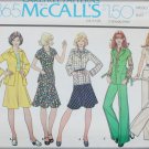 McCall 4365 misses jacket skirt pants size 12 UNCUT pattern