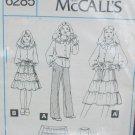 McCall 6285 Girl's skirt and blouse size 10 UNCUT but no envelop