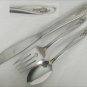 Oneida Rose stainless flatware dessert fork spoon knife