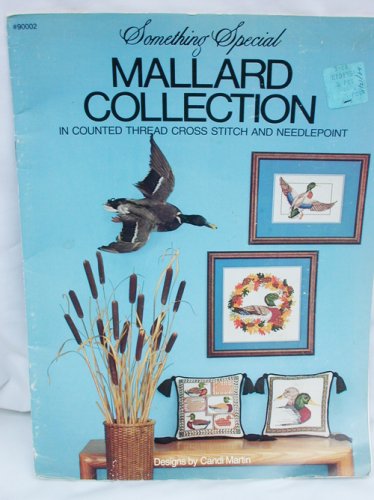 Cross stitch needlepoint pattern book Mallard Collection 9 designs