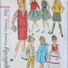 Simplicity 5861 pattern for 9" dolls like Skipper & Lil Sister UNUCT