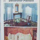 Simplicity 6196 decorator pattern for swag with jabot valance UNCUT Simplicity 6196 decorator pattern for swag with jabot valance UNCUT