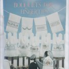 Leisure Arts 927 Bouquets for FingerTip towels cross stitch pattern leaflet