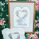 Heart of Roses cross stitch pattern leaflet