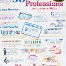American School of Needlework 50 Professions in cross stitch patterns #3603