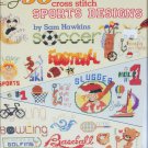 American School of Needlework 50 sports designs in cross stitch patterns #3570
